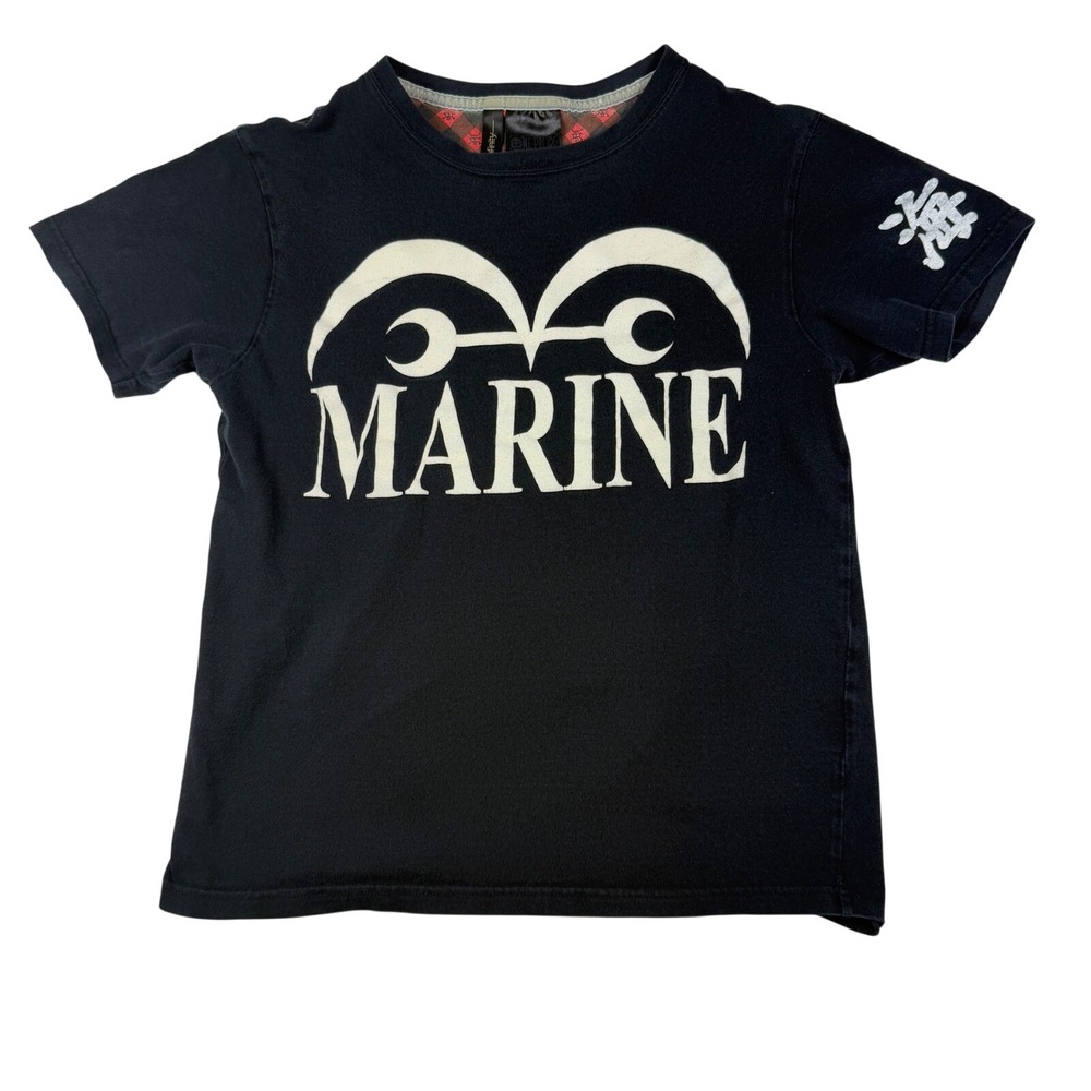 One Piece Marine Justice Anime T-Shirt Black Neutral Infinity Graphic Tee S